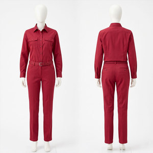 Combinaison de travail unisexe Econex Sports bleue haute visibilité respirante certifiée CE avec bandes réfléchissantes en coton – Uniforme de sécurité - Product Image 2