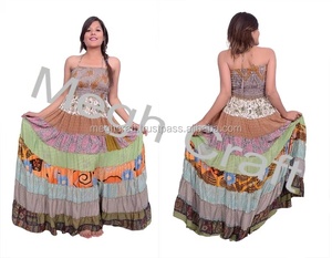Vestidos Largos Maxi para Mujer, Vestido Largo para Fiesta, Cómodo y Ligero, Estilo Indo-Occidental, Disponible para Exportación al por Mayor - Product Image 4
