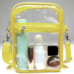 Sac fourre-tout en PVC transparent personnalisé avec logo, approuvé pour les stades, pour hommes et femmes, prix de gros pour les écoles secondaires – Vente chaude - Product Image 3