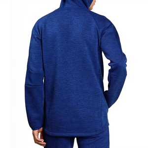 Fabricante de Ropa para Hombre, Ropa Urbana con Cremallera Completa y Dos Bolsillos, Color Sólido Básico, Mezcla de Algodón, Estilo Casual, Corte Regular - Product Image 2