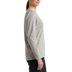 T-shirts à manches longues pour femmes, de qualité supérieure, en gros, vierges, unis, confortables, promotionnels, de bonne qualité - Product Image 3