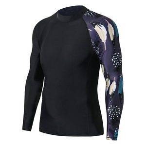 <b>Men</b> Camouflage <b>Compression</b> <b>Shirt</b> Quick Dry Spandex Polyester Rash Guard Outdoor Sport Top UPF50+ 120g - Product Image 4