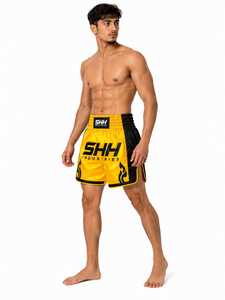 SHH Custom Muay Thai Unisex Satin Boxing Kickboxing Fight Training MMA Sportswear Anti-Bacterial Quick Dry UPF 50 Custom Logo - Product Image 4