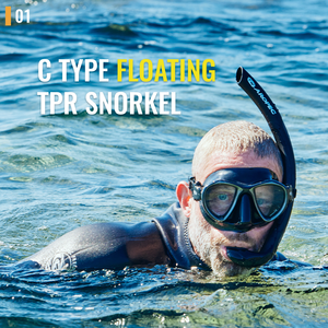 Aropec Tube de plongée professionnel intégré, souple et rigide en TPR, pour la pêche sous-marine OEM/ODM/OBM - Product Image 2