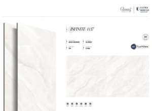 กระเบื้องพอร์ซเลนแผ่นใหญ่แบบพรีเมียมทันสมัย เงา ขนาด 800x1600 1200x1800 750x1500 มม. สำหรับห้องนั่งเล่น - Product Image 3