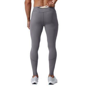 Leggings de sport pour hommes, coupe slim, respirants, taille élastique, longueur intégrale, personnalisables, nouvelle collection, prix bas, haute qualité - Product Image 1