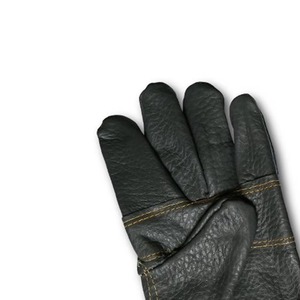 Guantes de Trabajo Resistentes de Alta Calidad, Palma de Cuero Vacuno Liso, Forro de Tela de Algodón, Resistentes al Frío y al Calor, Talla Industrial - Product Image 5