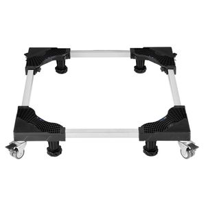 Base Mobile per Frigorifero con Capacità di Carico di 500 kg, 8 Ruote Gemelle Bloccabili, 4 Freni, Rotelle per Mobili da 27,5-35,4 Pollici per Lavatrice - Product Image 6