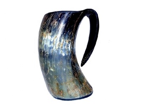 Juego más vendido de 20 oz y 10 oz, jarra de cuerno vikingo Medieval Premium, taza de cuerno de búfalo artesanal de alta calidad para fiestas - Product Image 3