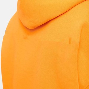 Sudadera con capucha para hombre al por mayor, con cremallera, estampado digital, hombro caído, teñido liso, oversize, de algodón - Product Image 5