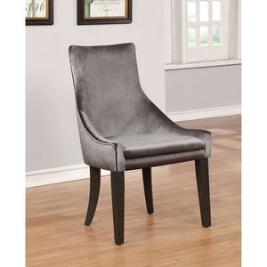Rexford Grey <b>Upholstered</b> Dining Side <b>Chair</b> Set of 2 - Product Image 1