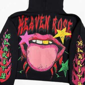 Sudadera con Capucha Personalizada 100% Algodón Estampada para Hombre, Corte Holgado, Impresión Digital, Estilo Urbano, OEM, Unisex - Product Image 2