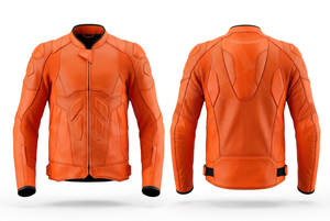 เสื้อแจ็คเก็ตมอเตอร์ไซค์หนังคุณภาพสูงสำหรับผู้ชาย  แบบหนา ระบายอากาศได้ดี  บุฟองน้ำอย่างดี  สำหรับนักขี่มอเตอร์ไซค์  ขายส่ง  คุณภาพเยี่ยม - Product Image 4