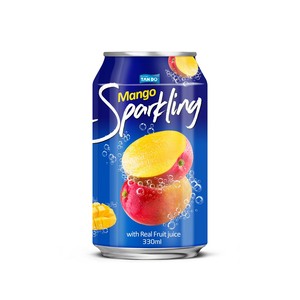 Boisson gazeuse fruitée rafraîchissante TROPIPOP 330ml, OEM, échantillons gratuits, saveurs personnalisées, votre marque, 10% Brix Canne - Product Image 1