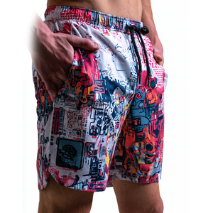 100% Polyester Sublimation Training Shorts Men Sportswear Touch <b>Trainer</b> Shorts Men's Athletic Summer Training Shorts Mens - Product Image 4