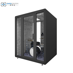 Innovadores paneles de pared para ahorrar espacio, jaula de tambor insonorizada, contenedor de cabina de sonido acústico, cápsulas de oficina insonorizadas - Product Image 6