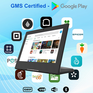 10.1 Inch Android 11 <strong>Tablet</strong> <strong>PC</strong> L-Shaped Desktop Stand Touch Screen Rk3268 Quad Core for Customer Feedback Restaurant New - Product Image 3