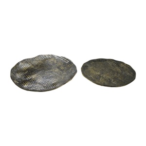 Plateau de service moderne vintage en laiton personnalisable, plateau décoratif en métal pour table à manger, maison, hôtel, fête, plusieurs tailles disponibles - Product Image 1