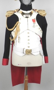 Manteau Napoléonien pour Homme à Manches Longues avec Fermeture Auto-agrippante et Col Montant, Style Uniforme Britannique du XIXe Siècle, Vêtement de Garde Long - Product Image 5