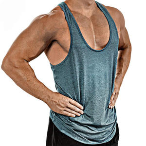 HYPEN SPORTS High Quality Men's Vintage Anti-Pilling 100% Cotton <b>Tank</b> <b>Tops</b> <b>Square</b> Cut Muscle Ribbed Custom Wholesale Gym - Product Image 2