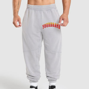 กางเกงจ็อกเกอร์ซิปผู้ชาย - กางเกงวอร์มลำลองสำหรับออกกำลังกาย ทรงสลิมฟิต กระชับสบาย มีกระเป๋า - Product Image 1