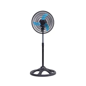 10 Inch Large Air Flow Plastic Stand Fan Cooling Fans