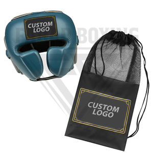 ที่ครอบฟันสำหรับชกมวย MMA หนังสีน้ำเงินเทาสุดฮิต คุณภาพสูง สวมใส่สบาย ปรับแต่งได้ - Product Image 3