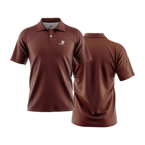 Camisetas Polo Casuales para Hombre, Antiarrugas, con Logotipo Frontal, Manga Corta, Tejido de Punto de Poliéster/Algodón, con Transferencia de Calor Personalizada - Product Image 6