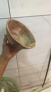 Ensaladera de madera de mango puro para desayuno y cena con fruta natural hecha a mano y cuenco de madera para ensalada de SANIYA HANDICRAFT - Product Image 3