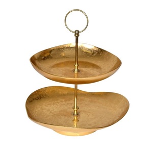 Handmade Dessert <b>Table</b> Decoration Cake Display Stand Metal Aluminium Stand Wedding Decoration - Product Image 2