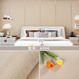 Papel Tapiz Removible con Textura de Espuma PE SXP, Aspecto de Lino, Revestimiento Rápido para <span class=keywords><strong>Paredes</strong></span>, para Renovación de Interiores, Decoración del Hogar y Oficina - Product Image 6