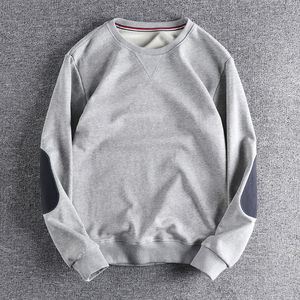 Sweat-shirts à col rond pour hommes en coton épais, impression personnalisée en relief, sweat-shirt unisexe surdimensionné en molleton français - Product Image 5