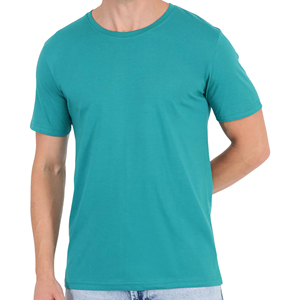 Camiseta Casual de Cuello Redondo, Ligera, de Manga Corta, 100% Algodón, Unisex, con Logotipo Personalizado, OEM, ODM, Venta al Por Mayor - Product Image 1