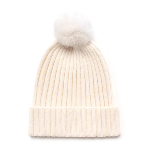 หมวกบีนนี่อะคริลิคคลาสสิกสำหรับฤดูหนาว พร้อมปีกหมวก หมวกเบสบอลถักลายหนา หมวกสกี สีพื้นนุ่ม อบอุ่น สำหรับผู้ชาย - Product Image 1