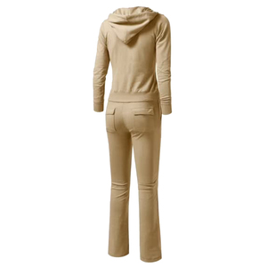 Premium Quality Two Piece Women's Winter Hooded Breathable 2-Piece Tracksuits Set Casual Full-Zip Athletic Sports Jogging - Product Image 3