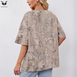 Camiseta de manga corta para mujer, informal, cómoda y elegante, de la mejor calidad, último diseño, camisetas extragrandes - Product Image 3