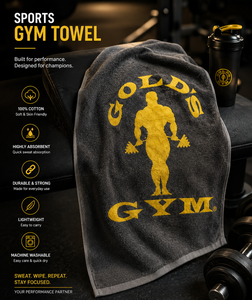 Solid Color 100% Cotton Woven Eco-Friendly Rectangle Gym Towels Soft Absorbent Quick Dry Sports Fitness Workout Yoga Exercise - Product Image 1
