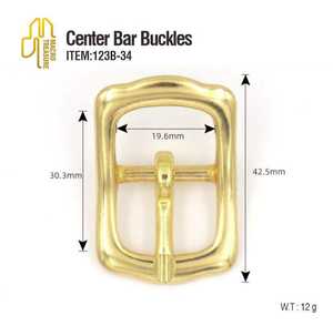 Waterproof Solid Brass Buckle for <b>Backpacks</b>, <b>Pet</b> Leashes, and Decorations - Product Image 2