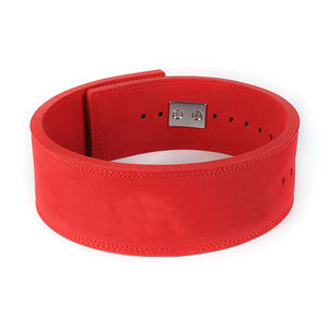 Cinturón de levantamiento de pesas de cuero para entrenamiento de sentadillas, soporte lumbar transpirable antideslizante para gimnasio y fitness - Product Image 2