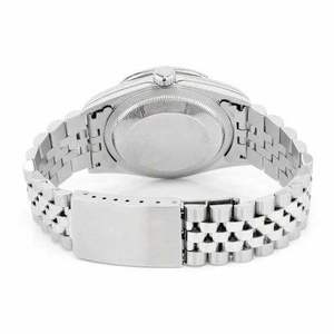 Luxury Moissanite Diamond <b>Watch</b> <b>Blue</b> Dial Stainless Steel Automatic Mechanical Date Hip Hop Iced Out Wristwatch - Product Image 5