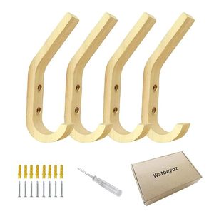 Natural Wooden Wall Hanger Low Price Stylish Wall <b>Hooks</b> for Entryway Bedroom and <b>Bathroom</b> Use By M/S SHAAD HANDICRAFTS - Product Image 3