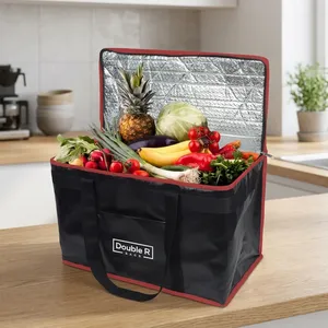 Double R Insulated Cooler Bag 20L With Zipper Closure For Picnic Food Storage - Product Image 1