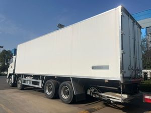 Camión Refrigerado Comercial, Camioneta Aislada para Transporte de Carne, Mariscos y Lácteos, Distribución y Entrega en Bélgica - Product Image 3