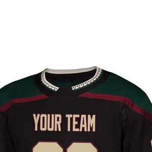 Jersey de Hockey sobre Hielo Personalizado con Bordado Tackle Twill, Profesional, OEM, Poliéster Transpirable, Absorbe la Humedad, Ropa Deportiva Corta para 32 Equipos - Product Image 3