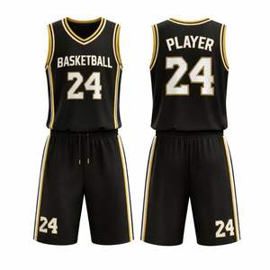 Ensemble d'uniformes de basketball sur mesure OEM, grandes tailles |   Shorts en jersey légers, respirants, en tissu mesh, anti-transpiration et antibactériens - Product Image 6