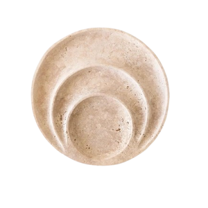 Modern Large Beige Marble Art Deco Multi-Functional Jewelry <b>Storage</b> Collection Tray Barware Serving <b>Bath</b> Bathroom Standard - Product Image 2