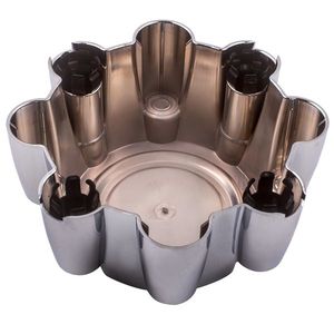 Ensemble de 4 enjoliveurs de moyeu de roue chromés à 8 trous pour Ford F250 F350 1999-2005 Excursion 00-05 1C3Z1130BA - Product Image 2