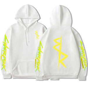 Sweat-shirt à capuche 100% coton tissé, teinture unie, logo brodé, impression sérigraphique, fabricant - Product Image 2
