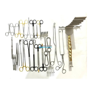 Juego de Instrumentos de Cirugía Plástica para Abdominoplastia y Tummy Tuck, 36 Piezas, Acero Inoxidable, Reutilizables, Herramientas Médicas Manuales, ISO13485 - Product Image 1