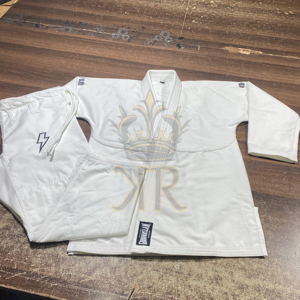 ชุดยูนิเซ็กซ์พรีเมียมผ้าฝ้ายสำหรับบราซิลเลียนยิวยิตสู  ชุดยูนิฟอร์ม BJJ แบบสั่งทำพิเศษ พร้อมบริการ OEM/ODM สำหรับขายส่งชุดศิลปะการต่อสู้ - Product Image 1